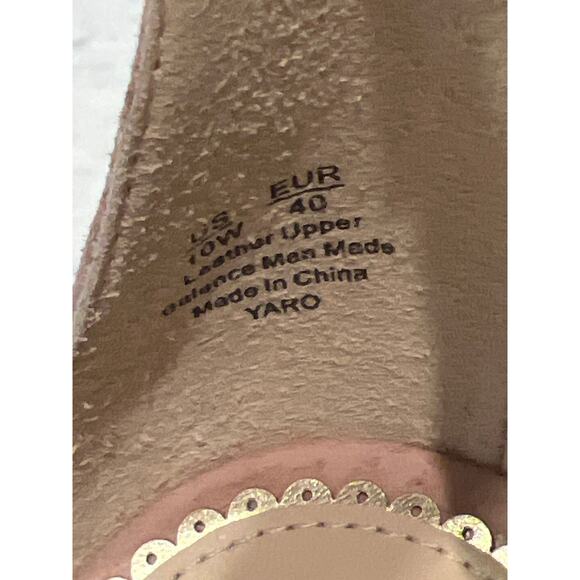 NWOT Sam Edelman Women’s Yaro Suede Leather Blocked Heel Sandal Size 10W Pink - Picture 5 of 8